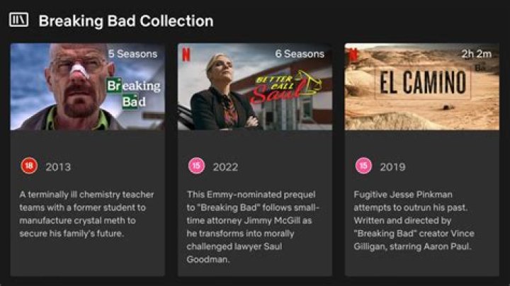 How can I watch the Breaking Bad collection?