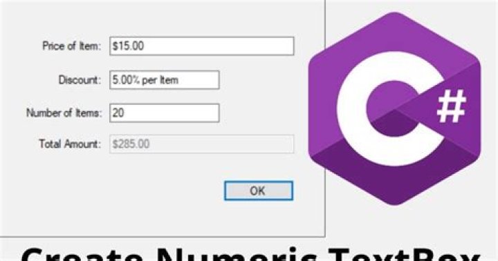 How check TextBox value is numeric or not in C#?