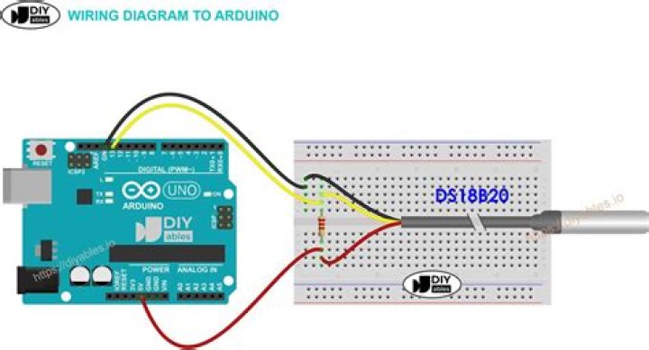 How connect DS18B20 to Arduino?