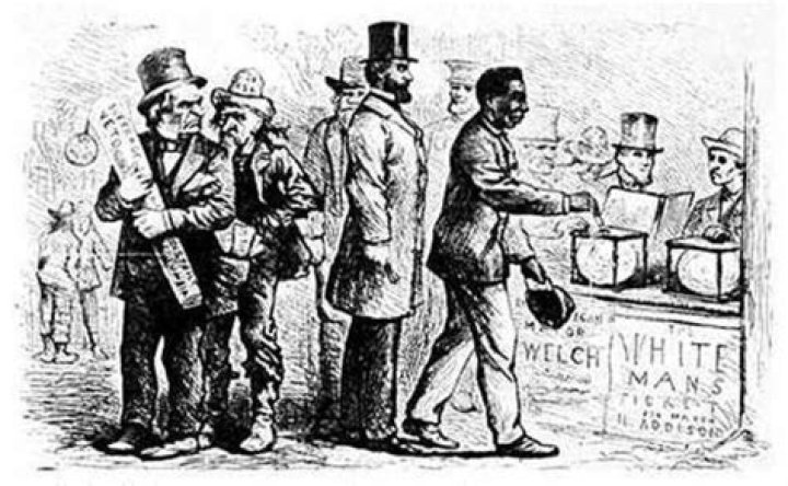 How did southern whites regain political power after the Civil War?
