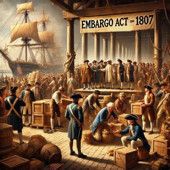 How did the Embargo Act hurt America?