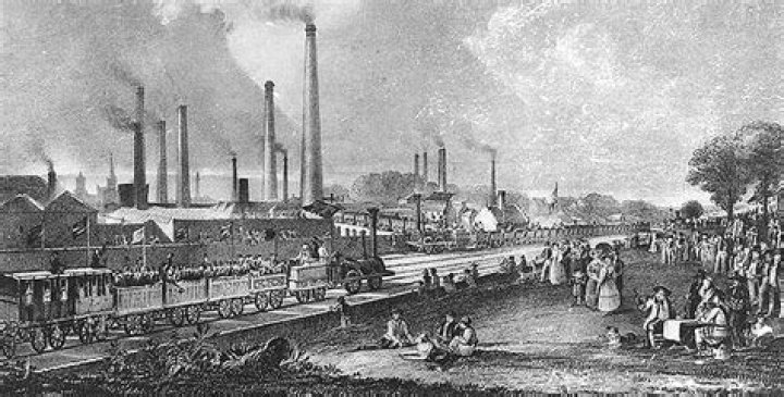 How did the Industrial Revolution affect the economy in England?