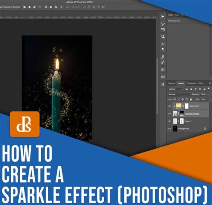 How do I add sparkles in Photoshop 2020?