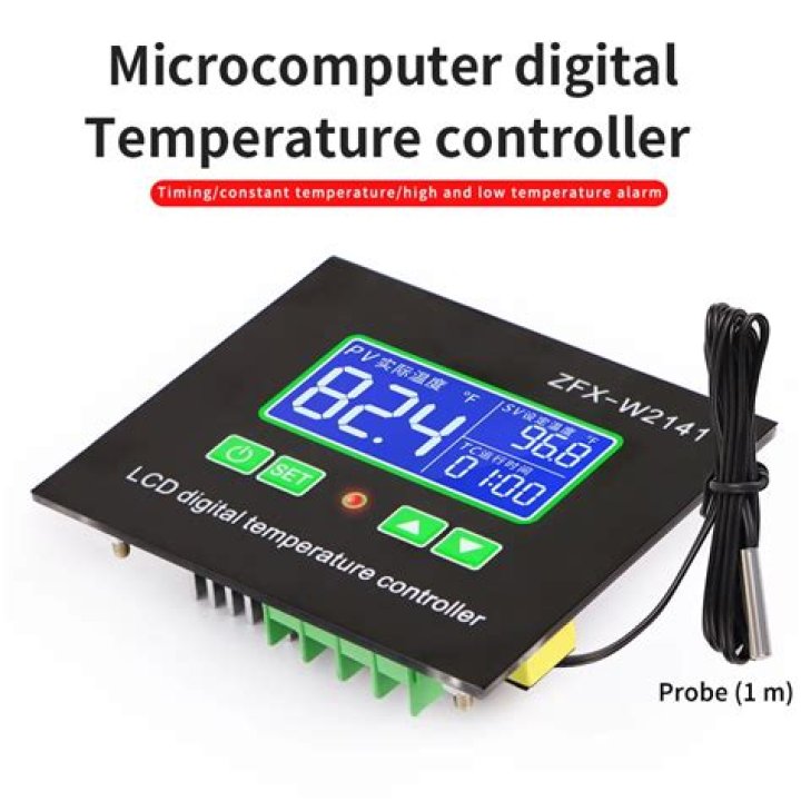 How do I adjust my digital temperature controller?