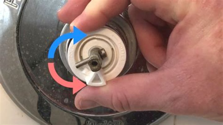 How do I adjust the hot water on my shower faucet?