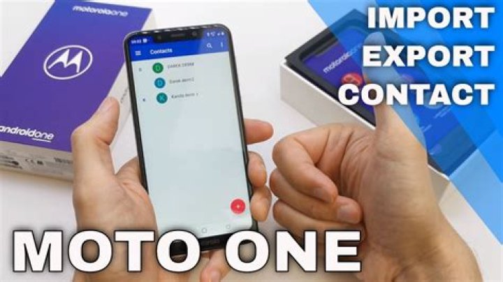 How do I backup my contacts on my Motorola?
