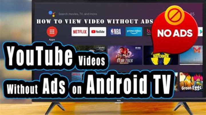 How do I block ads on Android TV YouTube?