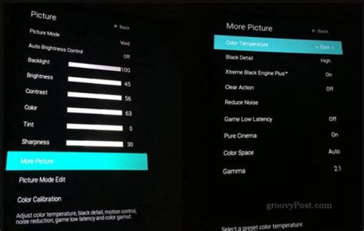 How do I calibrate my Vizio 4k TV?