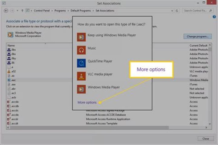 How do I change file associations in Firefox?