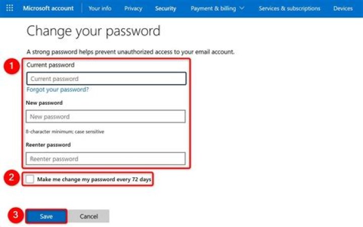 How do I change my RGU password?
