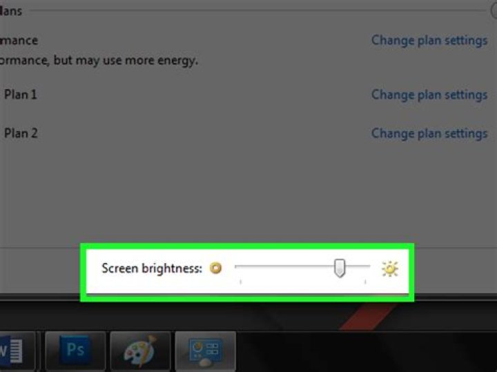 How do I change the brightness on my computer windows 7?