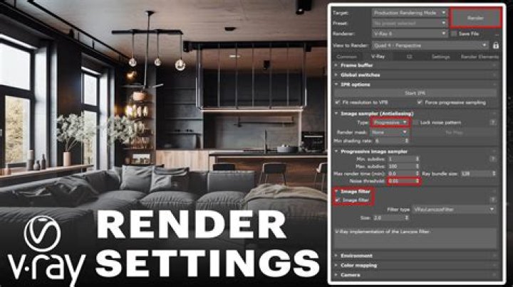 How do I change the Render settings in V-Ray?