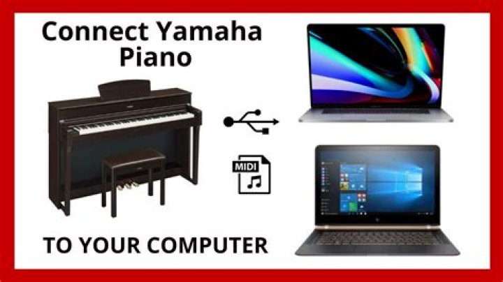 How do I connect my Yamaha Clavinova to my computer?