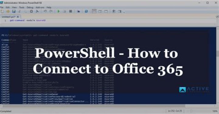 How do I connect to Office 365 with PowerShell?