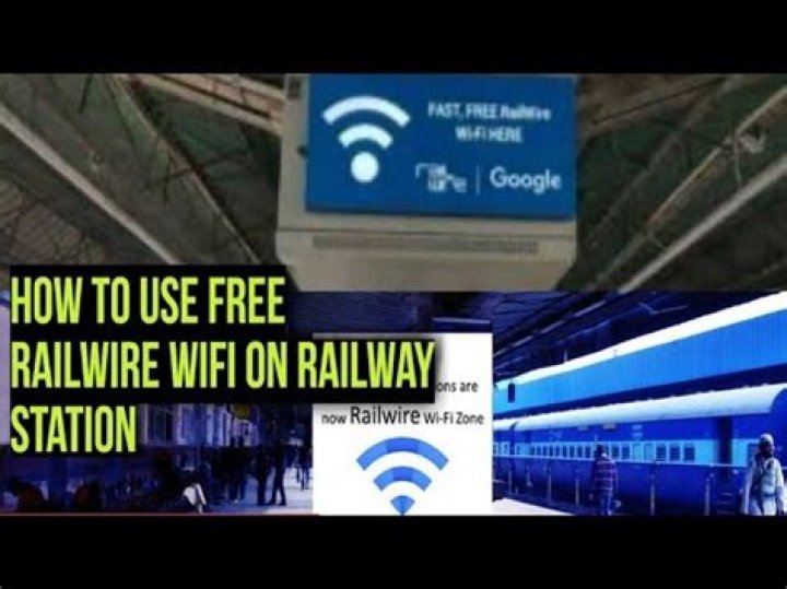 How do I connect to RailWire WiFi?
