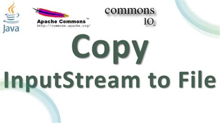 How do I copy InputStream to a file?