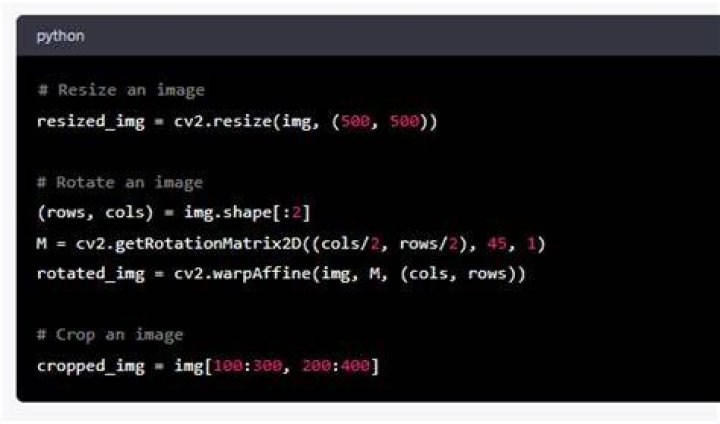 How do I crop a cv2 image in Python?