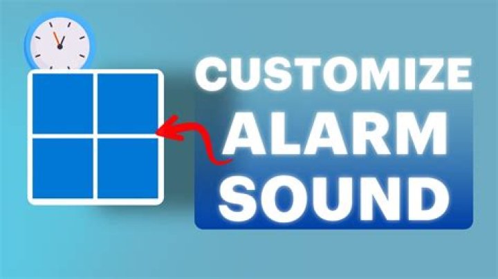 How do I customize my alarm sound on Windows 10?