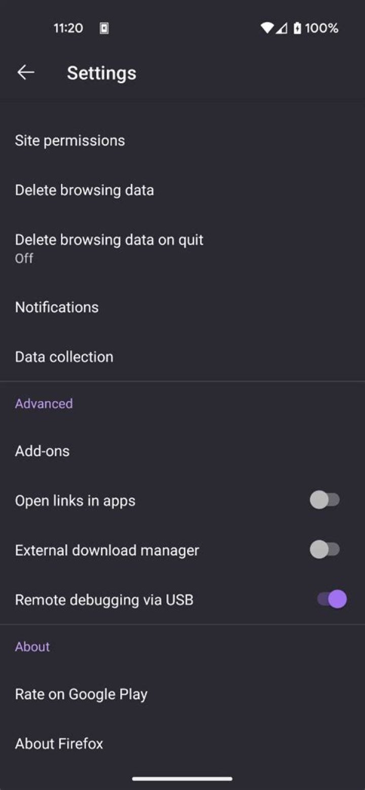 How do I debug a Firefox remote device?