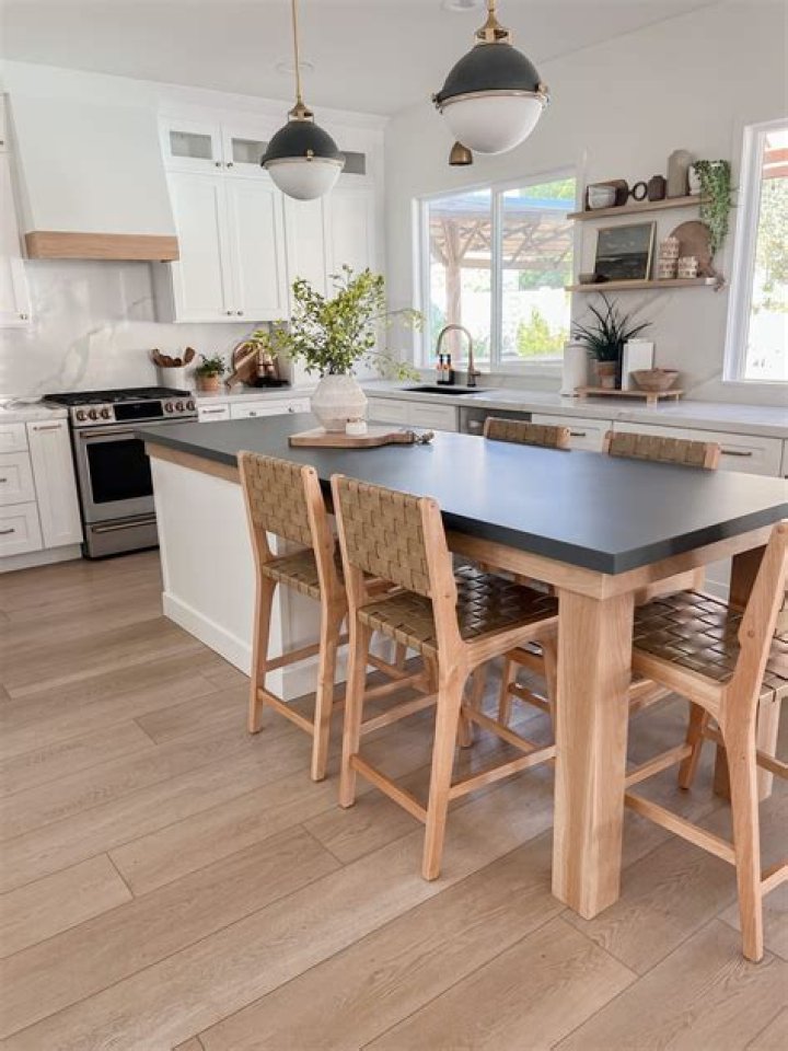 How do I declutter my kitchen table?