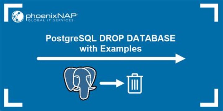 How do I drop a database in PostgreSQL?