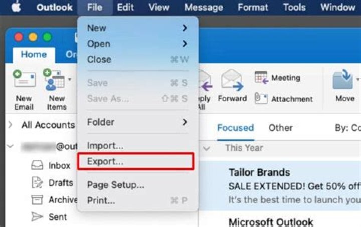 How do I export a mailbox in PowerShell?