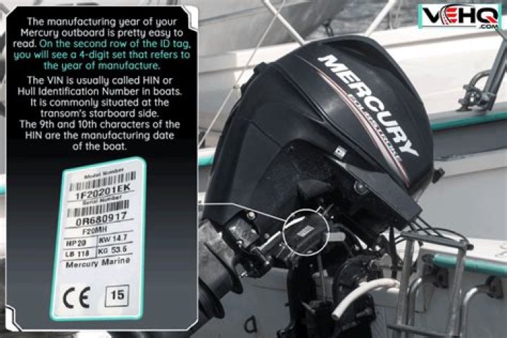 How do I find out what year my Mercury outboard is?