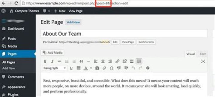 How do I find the current page id in WordPress?