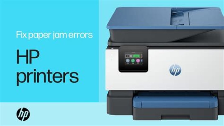 How do I fix a paper error on my HP printer?