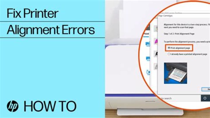 How do I fix an alignment failed on my HP printer?
