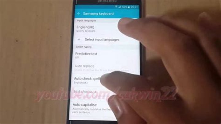 How do I fix AutoCorrect on Galaxy S6?