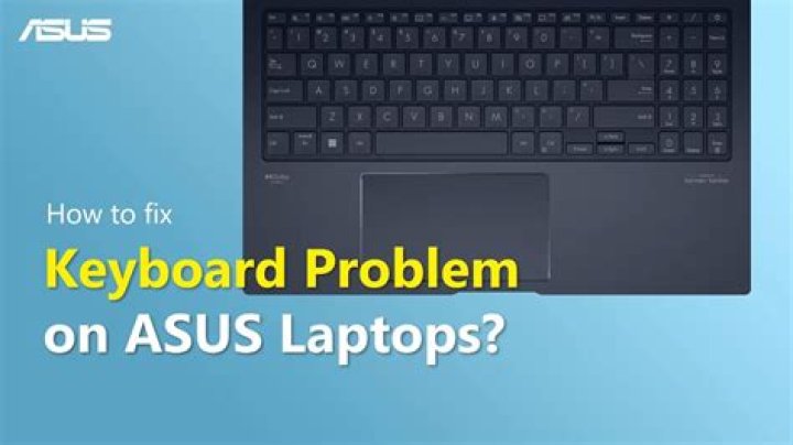 How do I fix my ASUS keyboard malfunction?