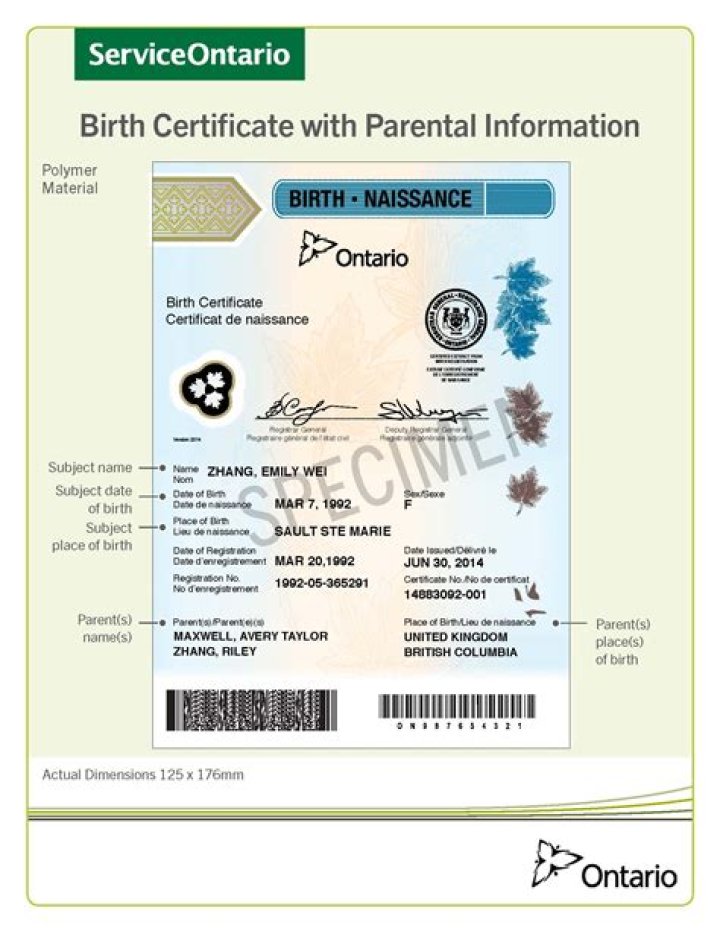 How do I get a replacement Canadian birth certificate?