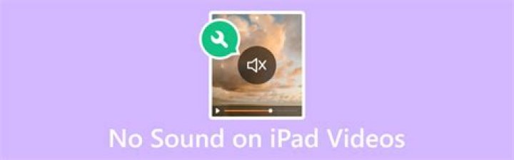 How do I get sound on my iPad videos?