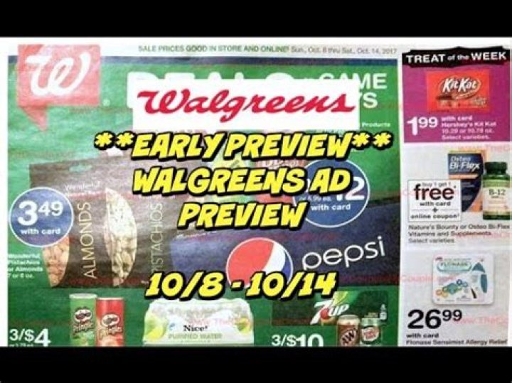 How do I get the early Walgreens AD?