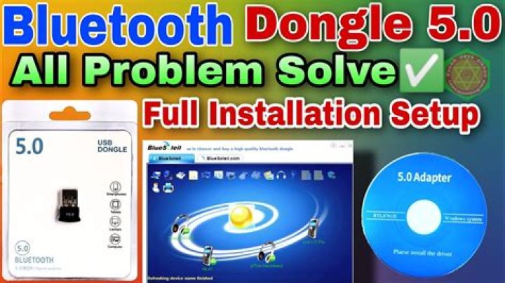 How do I install a USB Bluetooth dongle?