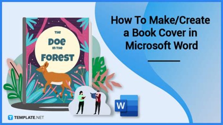 How do I make a book cover in Word?