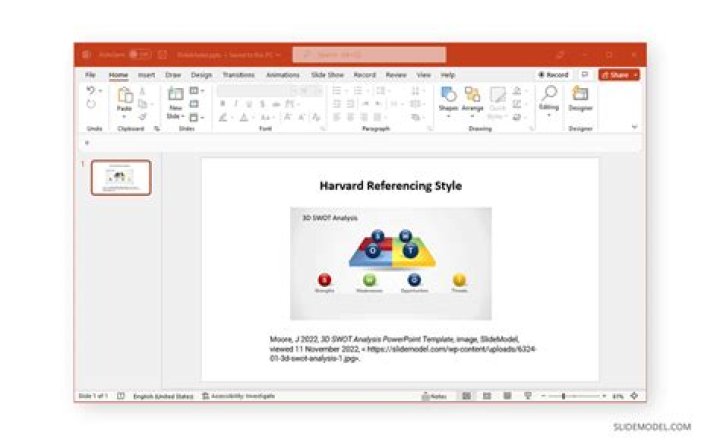 How do I make a PowerPoint slide cover 0?