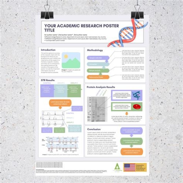 How do I make a scientific poster in Word?