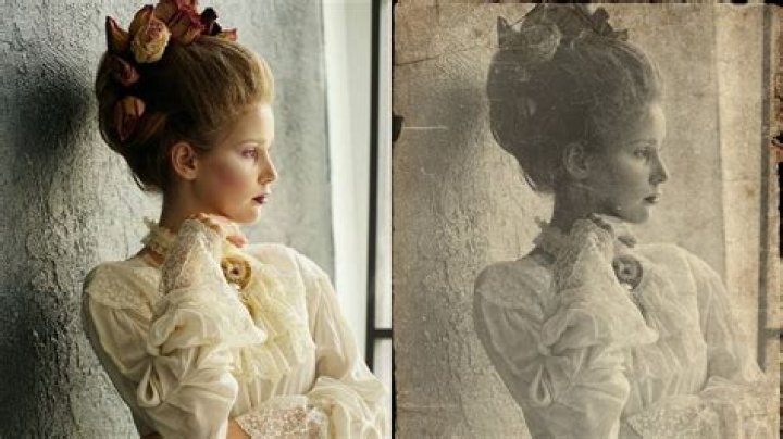 How do I make a vintage photo effect in Photoshop?