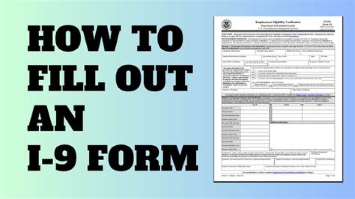 How do I organize my i9 form?