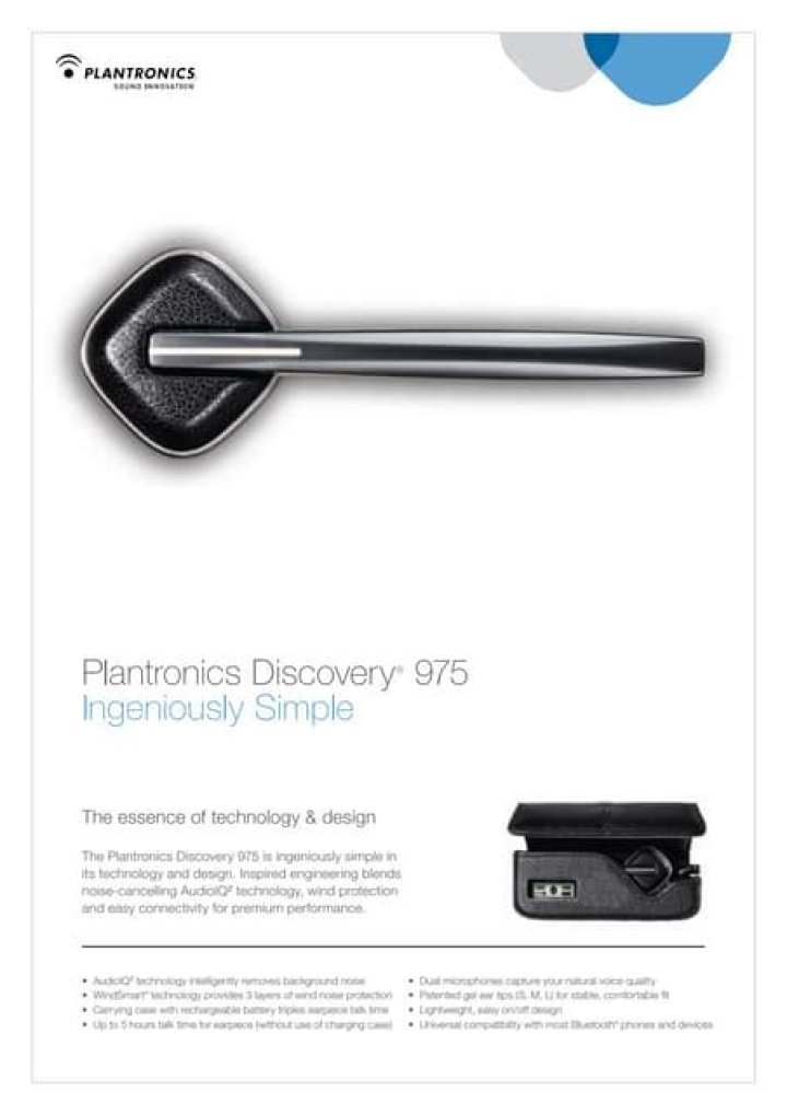 How do I pair my Plantronics Discovery 975?