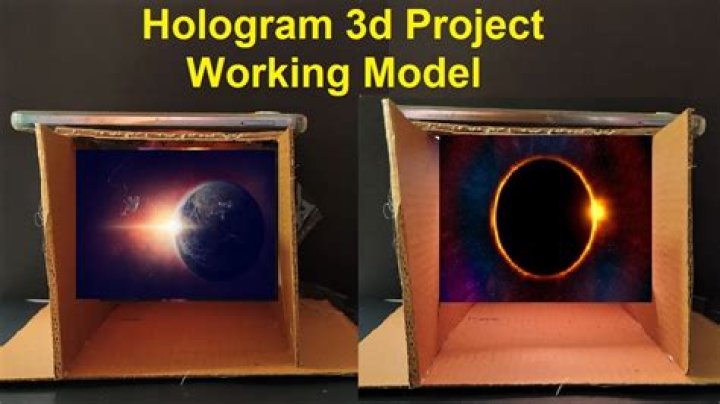 How do I project a holographic image?