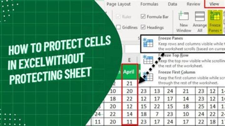 How do I protect cells in Excel 2010 without protecting the sheet?