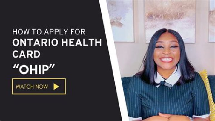 How do I qualify for OHIP?