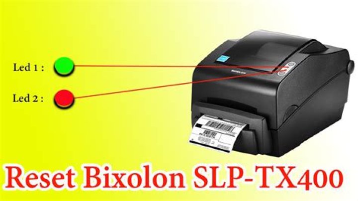 How do I reset my Bixolon SLP t400?