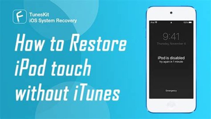 How do I restore my iPod to factory settings without iTunes?