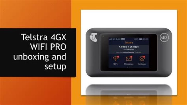 How do I setup my Telstra 4GX hotspot?