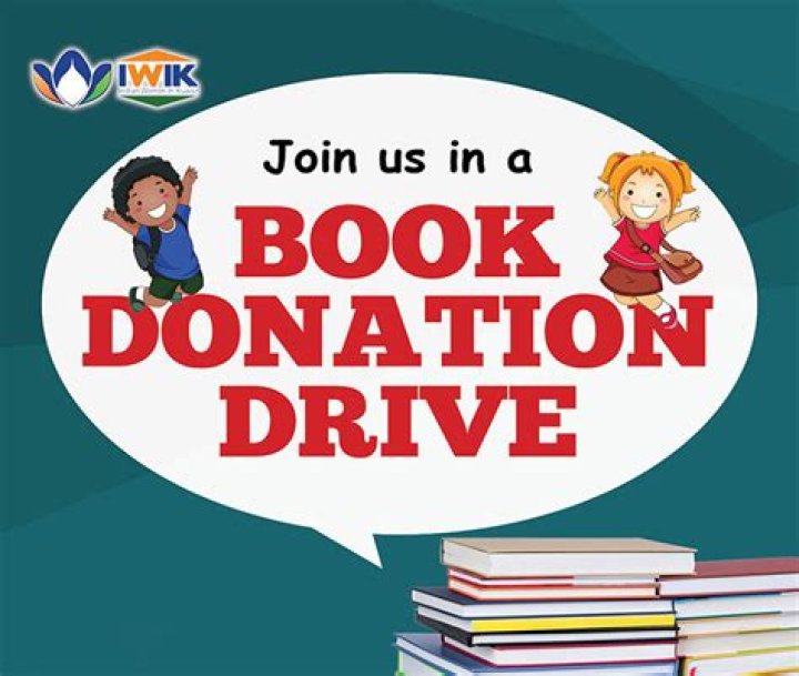 How do I start a book donation drive?