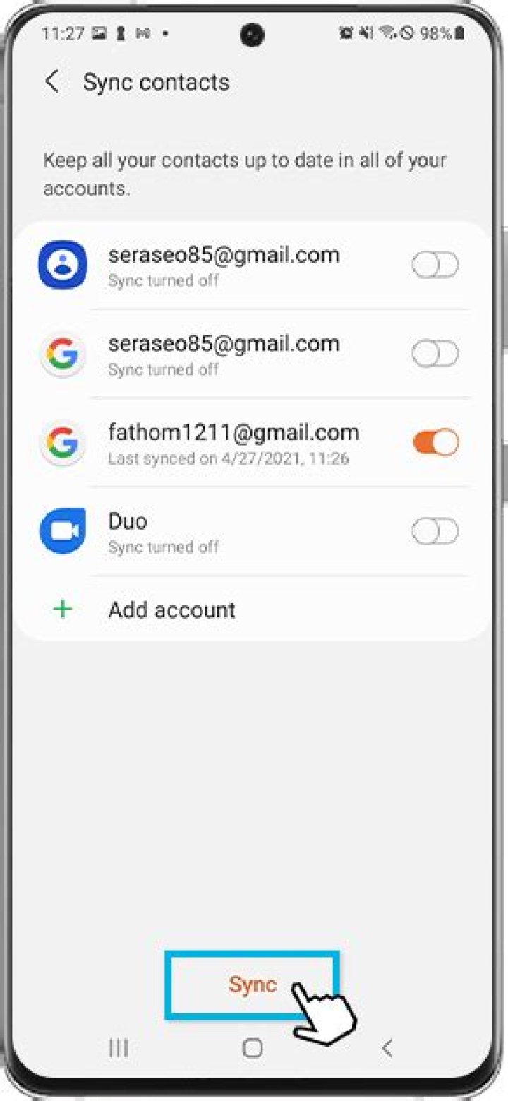 How do I sync my contacts with Skype?